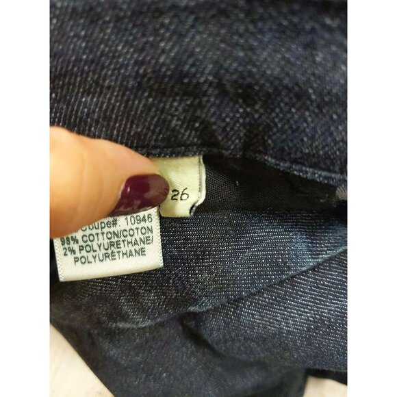 Rag & Bone Women's Jeans Dash Trouser Ice Blue Ankle Dark Wash Denim Stretch 27 - Picture 4 of 10